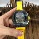 Richard Mille RM011 Carbon Case Yellow Strap Watch(3)_th.jpg
